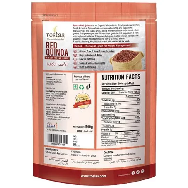 Rostaa Quinoa Finest Whole Grain - Red, 500 g-3.webp